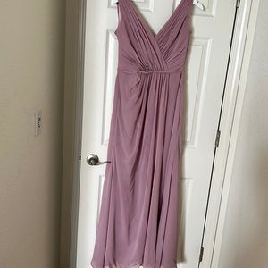 Muave bridesmaid dress